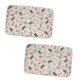 thumbnail image 4 of Funda de colchón cambiante de la estera del bebé del cojín del orinal del bebé lindo impermeable 2pieces, 4 of 5