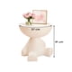 thumbnail image 2 of Mesa De Arrimo Escultural Blanco Invierno, 2 of 5