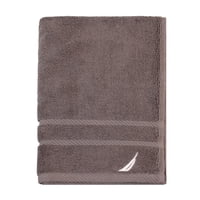 Toalla De Mano Nautica Signature Premium 100% Algodón Gris Oscuro