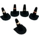 thumbnail image 4 of 5 expositores de joyas de terciopelo negro para anillos, 4 of 4