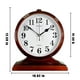 thumbnail image 2 of Reloj de escritorio Beesealy Retro Mantel de 10 pulgadas, color marrón, 2 of 3