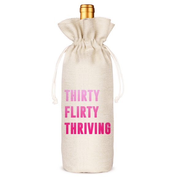 Bolsa de Vino Socive 34 x 14 cm Lino Thirty Flirty Thriving
