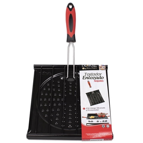 Doral - Tostador De Pan Enlozado Con Mango Silicona - Ps