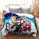thumbnail image 2 of Sword Art Online Anime Quilt Duvet Cover Set Super Home Textiles Kids3-Piece Bedding Set, 2 of 5