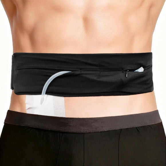 Cinturón de Soporte Deportivo reevnnmer para Catéter de Diálisis Peritoneal