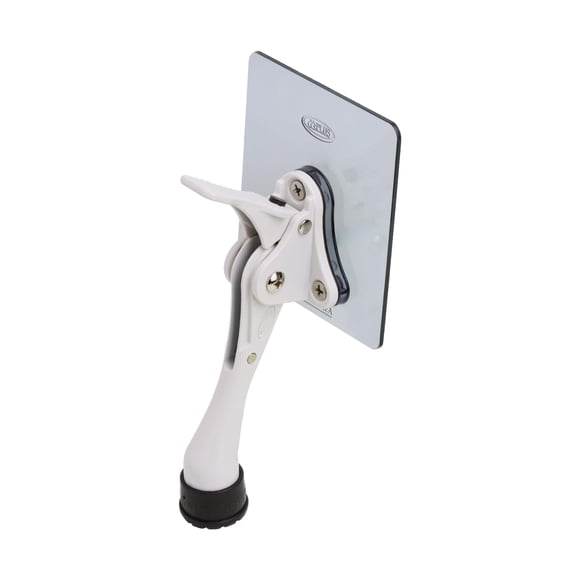 Tope de Puerta CG PLUS Adhesivo de Un Toque 16x8cm Blanco