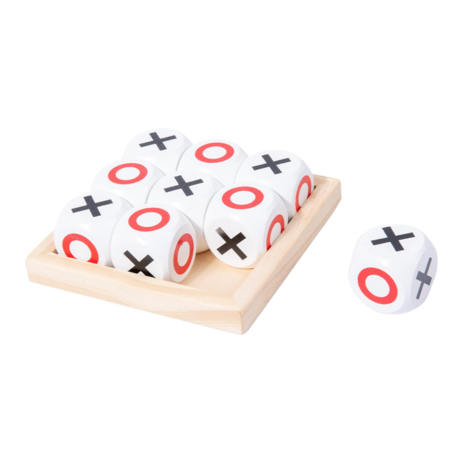 AEIOPRS 4 Juegos De Mesa Tic Tac Toe De Fieltro | Colores Rojo, Amarillo, Azul Y Verde | Juguete Educativo Para Niños