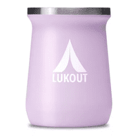 Genérico - Mate Lukout De 236 Ml + Bombilla Color Lila
