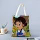 thumbnail image 2 of Yukee Bolso de tela con estampado de lienzo para mujer, bolsa de compras reutilizable y estética, con cremallera interior, regalo para mujer, 35 × 40 cm., 2 of 6