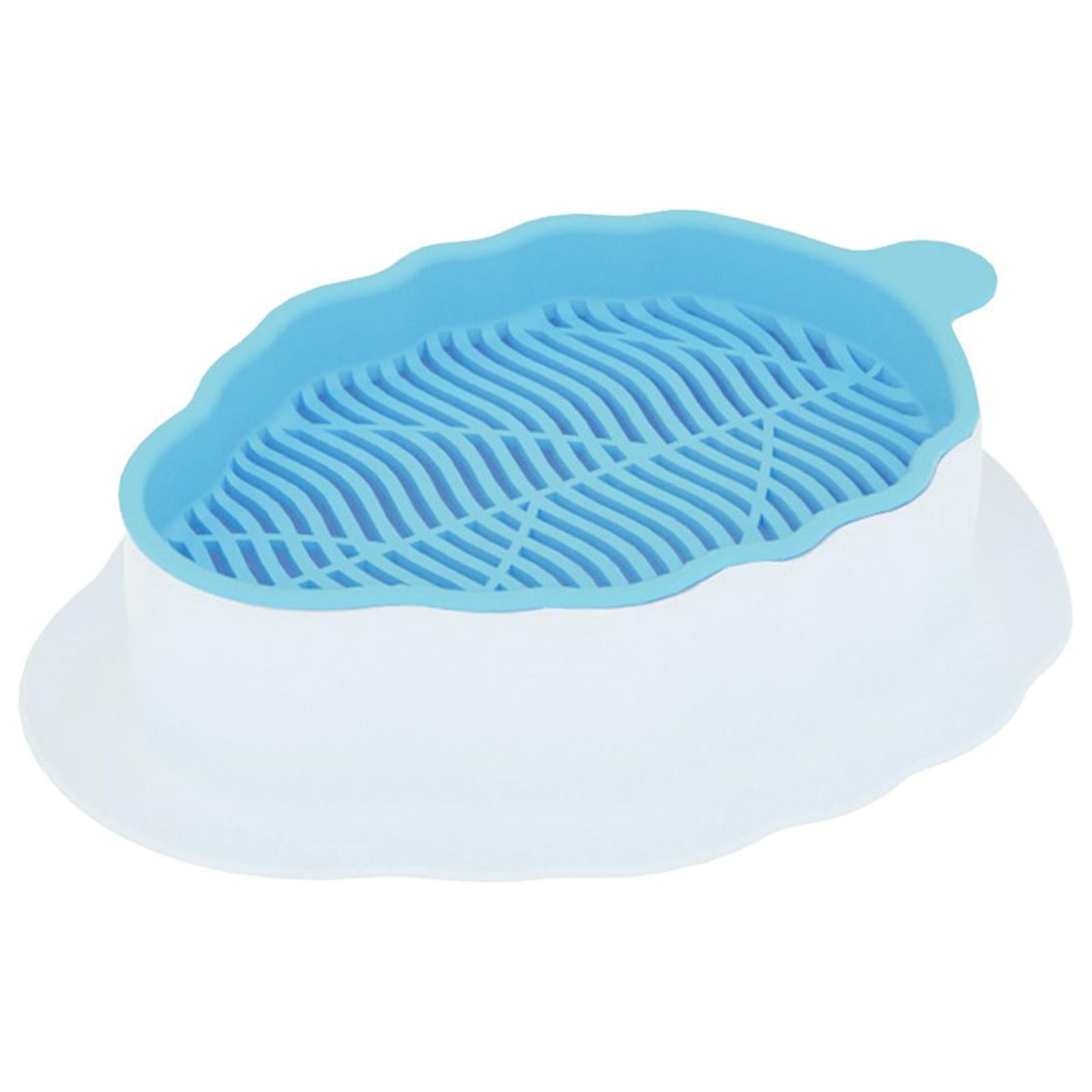 Ioensy - Bandeja De Brotes De Hierba Para Gatos Con Orificios De Drenaje Para Jardín, Invernadero, Color Blanco, Azul