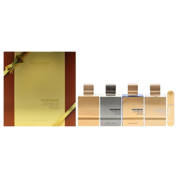 Set de Regalo Perfume Al Haramain Amber Oud Collection EDP 4 x 60 Ml