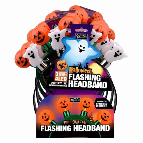 Diadema con destellos para Halloween, Ledz, de Shawshank, 12 unidades