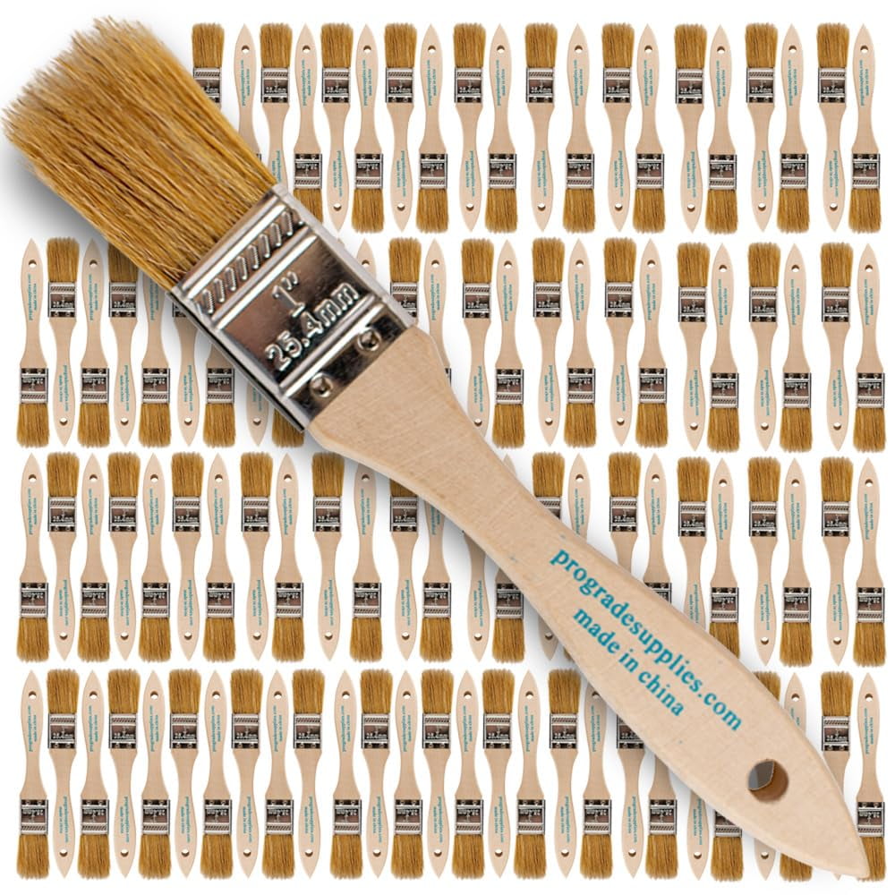 Pinceles Para Pintar Paint Brushes Pro Grade De 1 Cm, Paquete De 96