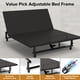 thumbnail image 3 of Adjustable Bed Base Frame Queen Bed Frame with Head and Foot Incline Wireless Remote 4 Ports USB, Under-Bed Nightlights, Zero Gravity Quiet Motor Black Queen, 3 of 3