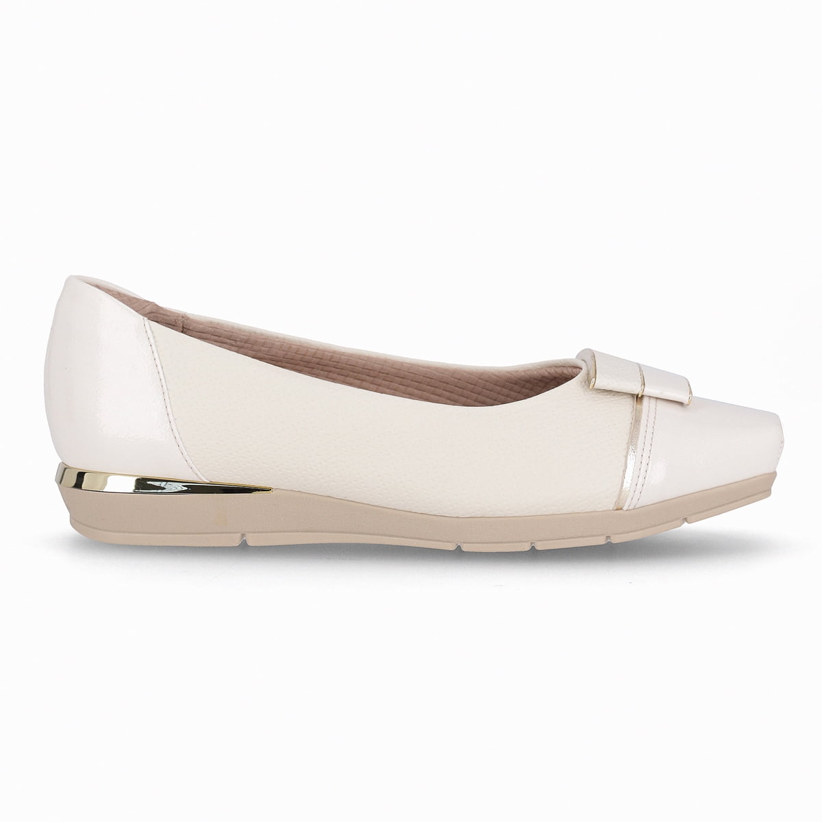 Zapato Mujer Crema/dorado Fernanda Piccadilly