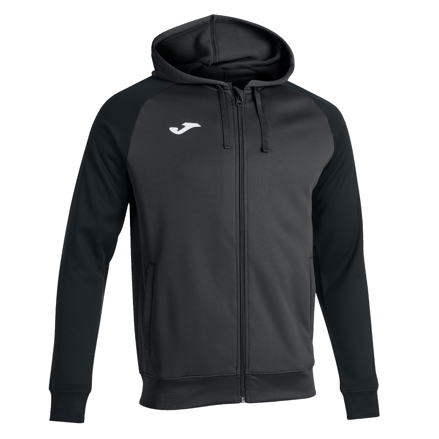 Polerón Hoodie Hombre Academy Iv Gris Oscuro Joma