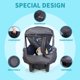 thumbnail image 3 of Funda impermeable para asiento de coche IvyWind universal negra con bolsa de almacenamiento, 3 of 7
