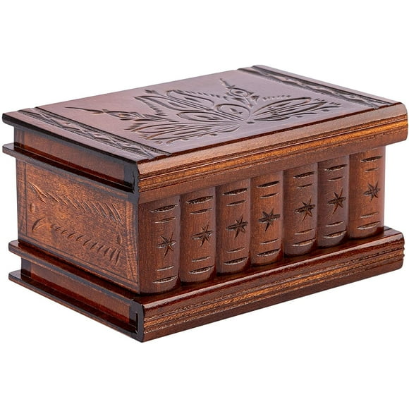 Caja de joyas secreta de madera Puzzle Magic Case allboxesinoneplace