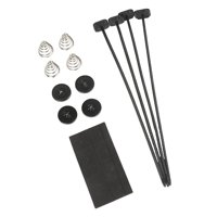 Magideal - Kit De Montaje De Ventilador, Ventilador De Radiador Eléctrico, Correa De Sujeción, Kit De Instalación, Piezas Universales Portátiles Para Modificació