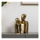 thumbnail image 2 of Set 2 figuras pareja amor dorado, 2 of 3