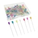 thumbnail image 1 of 100 Alfileres Rectos De Cabeza De Perla De Colores Con Alfileres De Costura De Caja Para Modista, 1 of 5