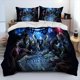 thumbnail image 1 of HD StarCraft Game Gamer PC Comforter Bedding Set,Duvet Cover Bed Set Quilt Cover Pillowcase, Size Bedding Set kids Bed Sheets, 1 of 5