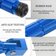 thumbnail image 2 of Estriberas traseras plegables para motocicleta JXPANG M8, azules, universales, 2 of 7