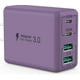 thumbnail image 1 of Cargador de pared USB C sccvee de 40 W y 4 puertos USB C, bloque de carga rápida, doble puerto PD+QC, 1 of 3