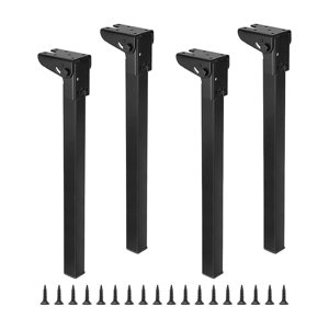 Magideal - 4X Patas De Mesa Plegables, Patas De Mesa Plegables, Multiusos, Duraderas, Estables, Portátiles Para Mesas Auxiliares De Café, Piezas De Escritorio De , Altura 40Cm