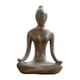 thumbnail image 1 of 1pc Yoga Girl Adornos Arte Estatuilla Estatua Pequeño Estante Escritorio Decoración Bronce Estilo 1, 1 of 3