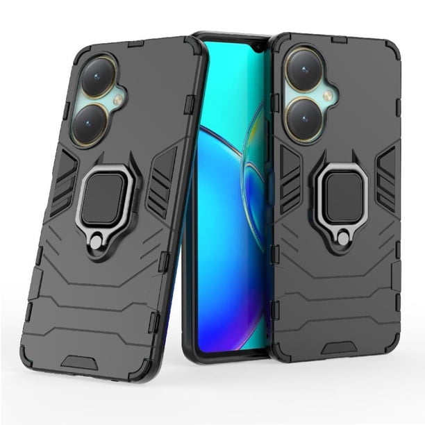 FOXDOCK Funda Antigolpes para VIVO Y27 4G – Protección Total con Soporte y Diseño Robusto