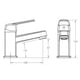 thumbnail image 5 of Monomando Lavatorio Cromo Modena, 5 of 5
