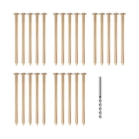 Magideal - Clavos De Cobre, Clavos Para Pizarra, Fáciles De Usar, Accesorios De Metal Resistentes, Herrajes, Clavos Para Eliminar Tocones De Árboles, Clavos Para 26 Piezas