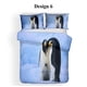 thumbnail image 1 of Antarctic Penguin Kid Birthday Gift Quilt Duvet Cover Set Bedroom Decor3-Piece Bedding Set, 1 of 5