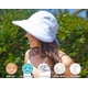 thumbnail image 3 of Sombreros para mujer con visera de playa convertible y protección solar UV UPF 50+, 3 of 5