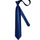 thumbnail image 5 of Corbata hombre seda con pañuelo y colleras Modelo Black and Blue Retro, 5 of 6