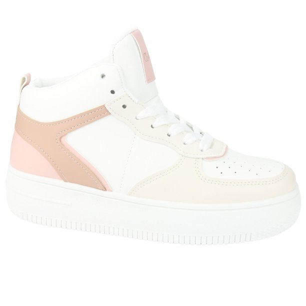 Zapatilla Chalada Mujer Joggo-5 Blanco Rosado Urbano