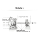 thumbnail image 2 of Aros Circon Brillante Hombre Mujer Plata Zarcillos Joyeria, 2 of 3