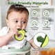 thumbnail image 3 of Juguete Mordedera Sonaja Para Bebé Con Diseño De Aguacate 0 A 6 Meses, 3 of 7