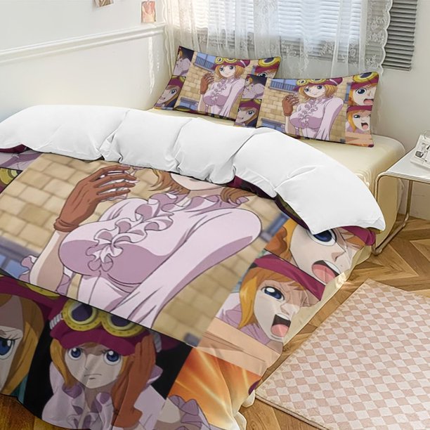 Koala Bed Duvet Cover Funny Anime Cartoon Bedding Sets Lightweight 3 Piece Comforter Sets