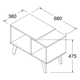 thumbnail image 4 of Mesa de Centro Circular Sara Roble Gris, 4 of 4