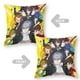 thumbnail image 2 of Persona 4 Golden Fundas de almohada de terciopelo con tema, regalos de funda de almohada, decoración para el hogar, cojín de lanzar, regalo de cumpleaños para fans y parejas. 45cm x 45cm., 2 of 6