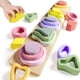 thumbnail image 1 of Juguete Montessori para clasificar y apilar Symdiro para 1 a 3 años, 1 of 6