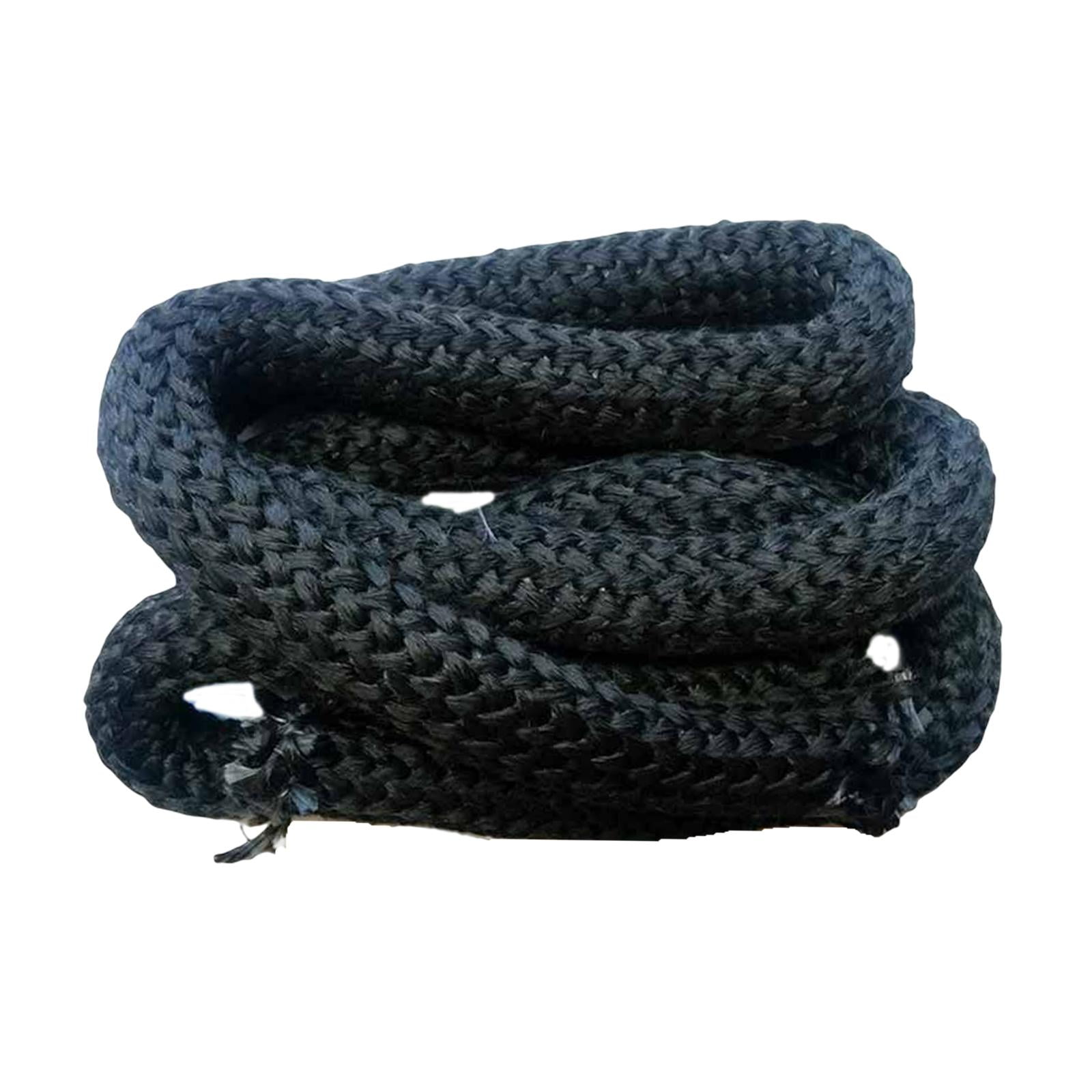 Bothyi - Junta De Sellado De Puerta De Estufa De Leña De 2,5 Metros Resistencia Al Fuego Junta Negra Cable 10mm