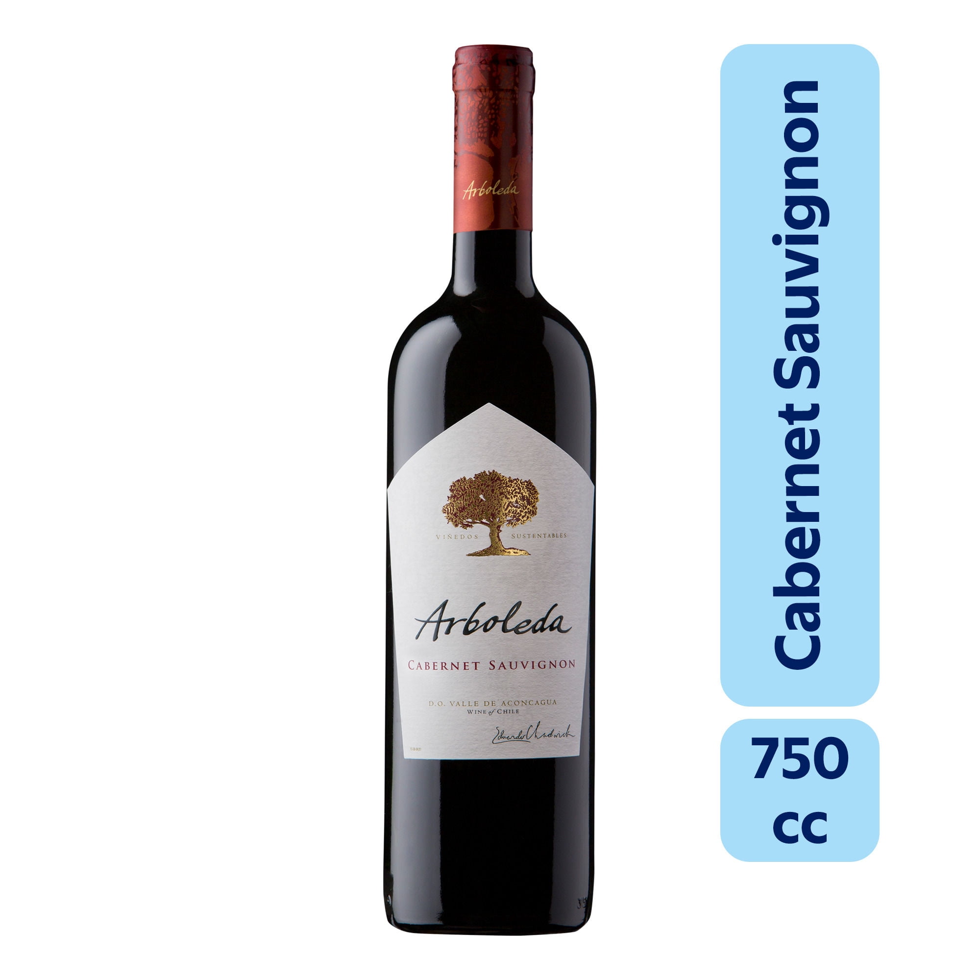 Vino Tinto Cabernet Sauvignon Arboleda Botella