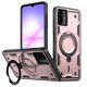 thumbnail image 1 of Para Samsung Galaxy A07 4G / 5G Funda con Soporte de Anillo en O Magnético Invisible, Funda de Teléfono a Prueba de Golpes, Oro Rosa, para Galaxy A07 4G / 5G, 1 of 6