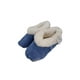thumbnail image 2 of Pantufla de lana natural y reno azúl, 2 of 3