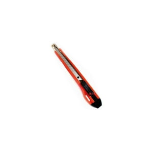Pacific - Cuchillo Cartonero De 14Cms Con Hoja De 9Mm Color Rojo - Ps