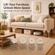 thumbnail image 2 of Elevadores de Cama BTSD-home 8 cm Pack de 4 con Acabado de Madera, 2 of 8