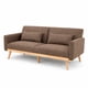 thumbnail image 2 of Sofá Cama Amelia 77x187x77 cm Café, 2 of 8